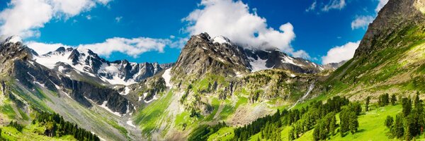 DIMEX | Dibond doska za kuchynskú linku | DBW-18060-033 Hory | 180 x 60 cm