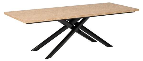 JEDÁLENSKÝ STÔL, buk, divoký dub, čierna, farba duba, 240/100/75 cm Joop! - Stoly