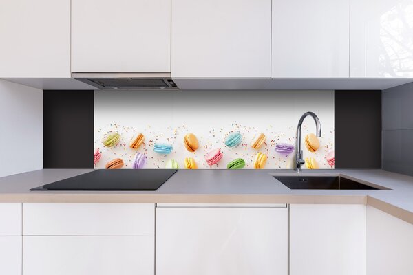 DIMEX | Dibond doska za kuchynskú linku | DBW-18060-231 Makrónky | 180 x 60 cm