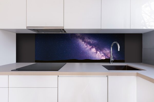 DIMEX | Dibond doska za kuchynskú linku | DBW-18060-235 Fialová mliečna dráha | 180 x 60 cm