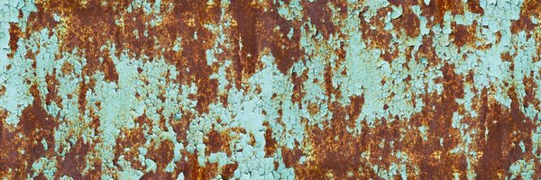 DIMEX | Dibond doska za kuchynskú linku | DBW-18060-268 Hrdza na starom farebnom kove | 180 x 60 cm