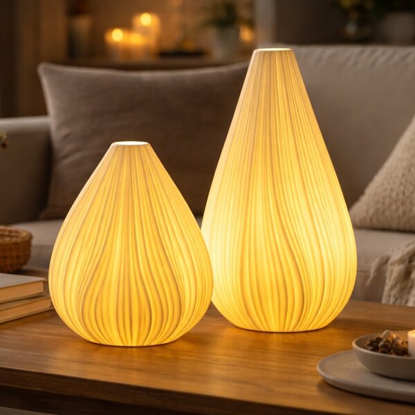 ONLI - Stolná lampa NUVIA 1xE14/6W/230V 25 cm biela