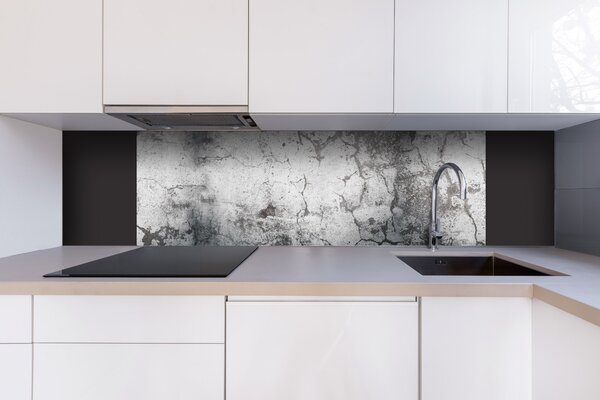 DIMEX | Dibond doska za kuchynskú linku | DBW-18060-269 Šedá oprýskaný múr | 180 x 60 cm