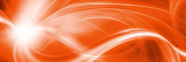 DIMEX | Dibond doska za kuchynskú linku | DBW-18060-037 Oranžový abstrakt | 180 x 60 cm