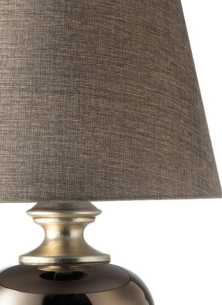 ONLI - Stolná lampa AMADEUS 1xE27/15W/230V sivá