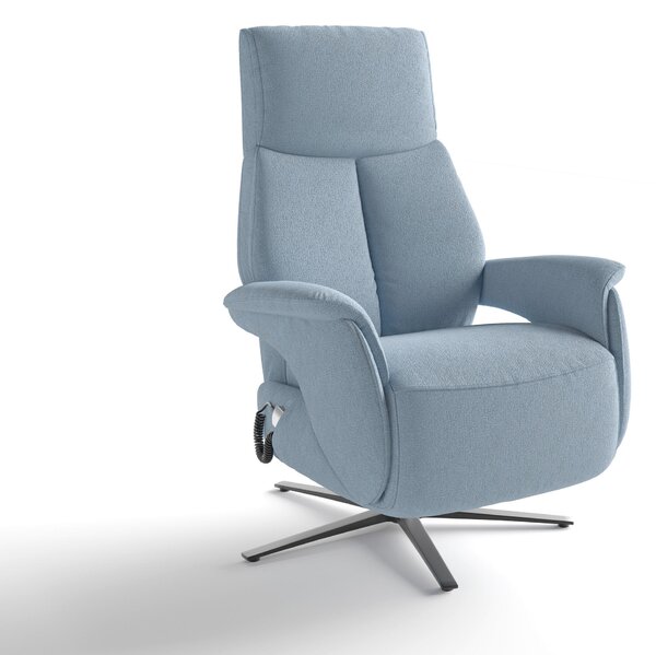 RELAXAČNÉ KRESLO, textil, svetlomodrá Sit & More - Online Only obývacie izby, Online Only