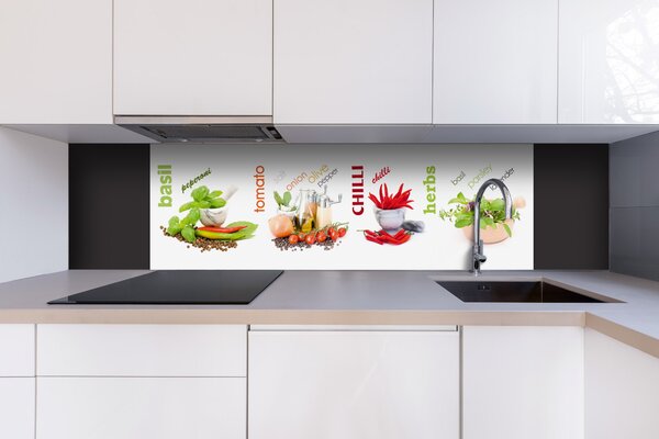 DIMEX | Dibond doska za kuchynskú linku | DBW-18060-003 Korenie | 180 x 60 cm