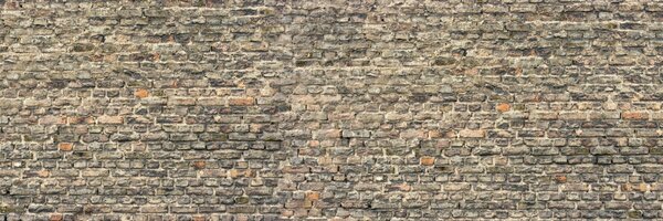 DIMEX | Dibond doska za kuchynskú linku | DBW-18060-254 Starý tehlový múr | 180 x 60 cm