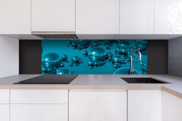 DIMEX | Dibond doska za kuchynskú linku | DBW-18060-019 Kvapky vody | 180 x 60 cm