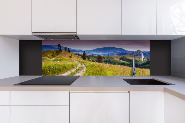 DIMEX | Dibond doska za kuchynskú linku | DBW-18060-082 Príroda s červánkami | 180 x 60 cm