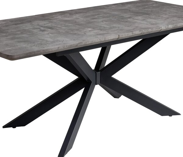 JEDÁLENSKÝ STÔL, sivá, 160-200/90/76 cm P & B - Stoly, Online Only