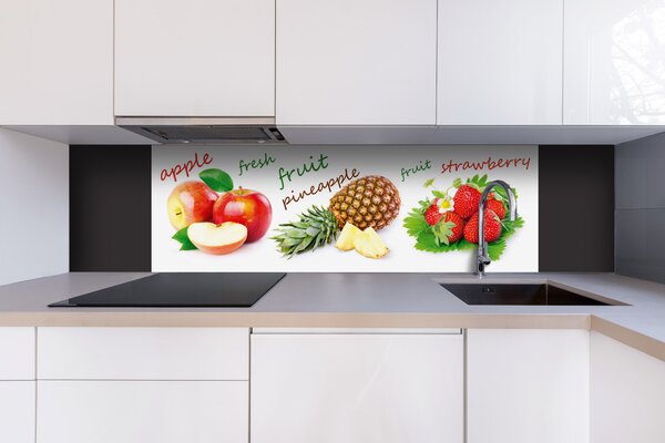 DIMEX | Dibond doska za kuchynskú linku | DBW-18060-022 Mix ovocie | 180 x 60 cm