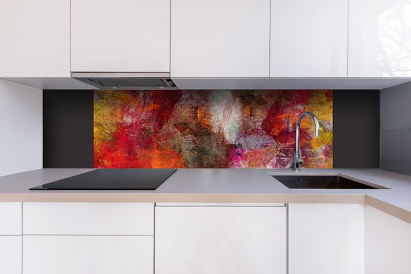 DIMEX | Dibond doska za kuchynskú linku | DBW-18060-160 Abstraktný múr | 180 x 60 cm