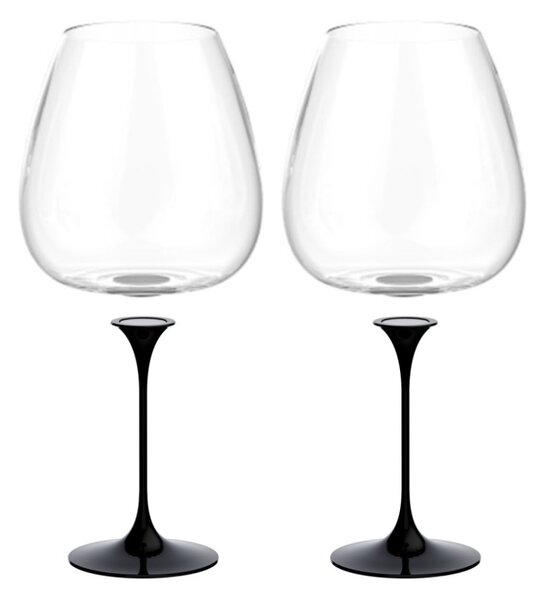 Sada 2 pohárov na víno Langhe + 2 stopiek, Trebonn SplitGlass Origini