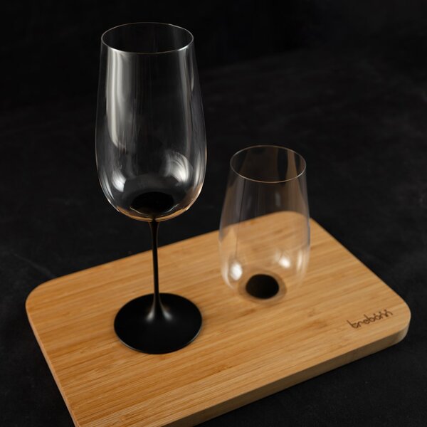 Sada 2 pohárov na víno Trento + 2 stopiek, Trebonn SplitGlass Origini