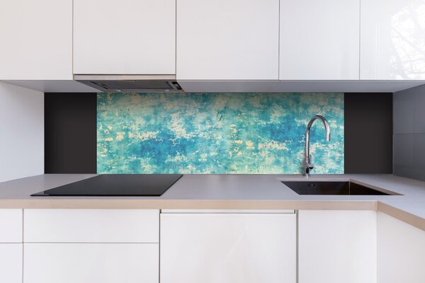 DIMEX | Dibond doska za kuchynskú linku | DBW-18060-272 Modrá betónová stena | 180 x 60 cm