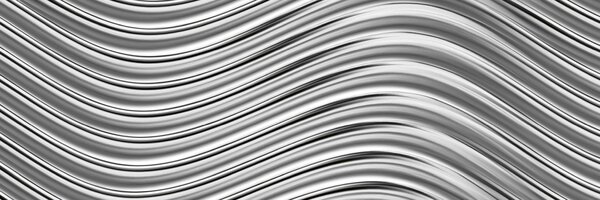 DIMEX | Dibond doska za kuchynskú linku | DBW-18060-103 Strieborné vlny | 180 x 60 cm