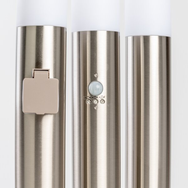BRILAGI - LED vonkajšie svietidlo ELIA 1xE27/7W/230V 4000K IP44 100 cm chróm