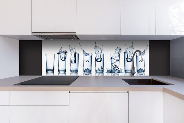 DIMEX | Dibond doska za kuchynskú linku | DBW-18060-162 Pohár vody | 180 x 60 cm