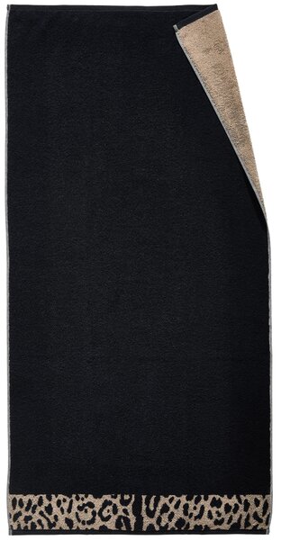 UTERÁK, 70/140 cm, béžová, čierna Dieter Knoll - Kúpeľňový textil