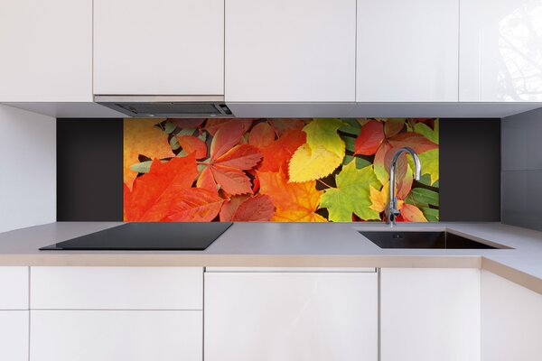 DIMEX | Dibond doska za kuchynskú linku | DBW-18060-027 Listy | 180 x 60 cm