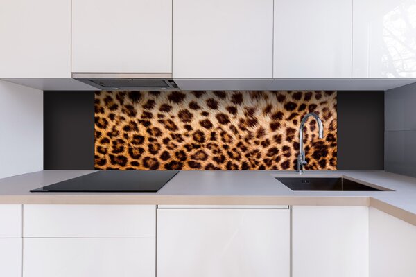 DIMEX | Dibond doska za kuchynskú linku | DBW-18060-069 Leopardia koža | 180 x 60 cm