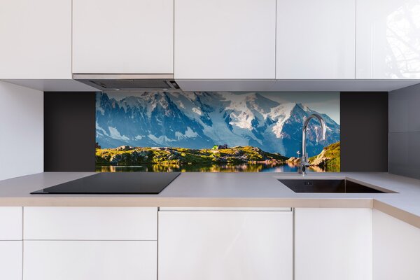 DIMEX | Dibond doska za kuchynskú linku | DBW-18060-205 Jazero Lac Blanc | 180 x 60 cm