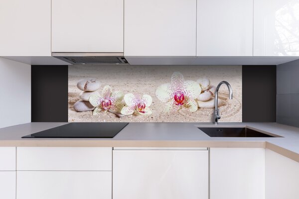DIMEX | Dibond doska za kuchynskú linku | DBW-18060-057 Záhrada Zen | 180 x 60 cm
