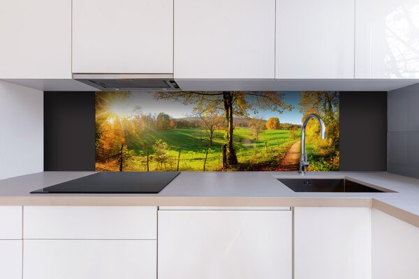 DIMEX | Dibond doska za kuchynskú linku | DBW-18060-083 Lúka | 180 x 60 cm