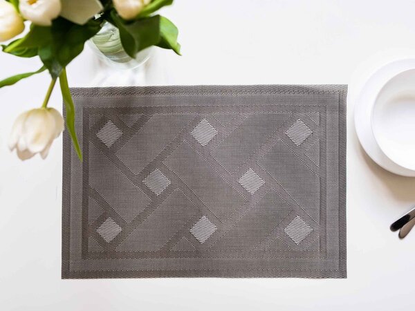 Prestieranie Deluxe 30 × 45 cm – Majda ornamenty sivé