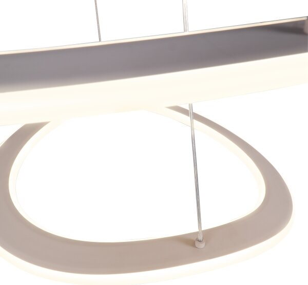 LED luster na lanku CASHMERE LED/75W/230V pr. 59,5 béžový