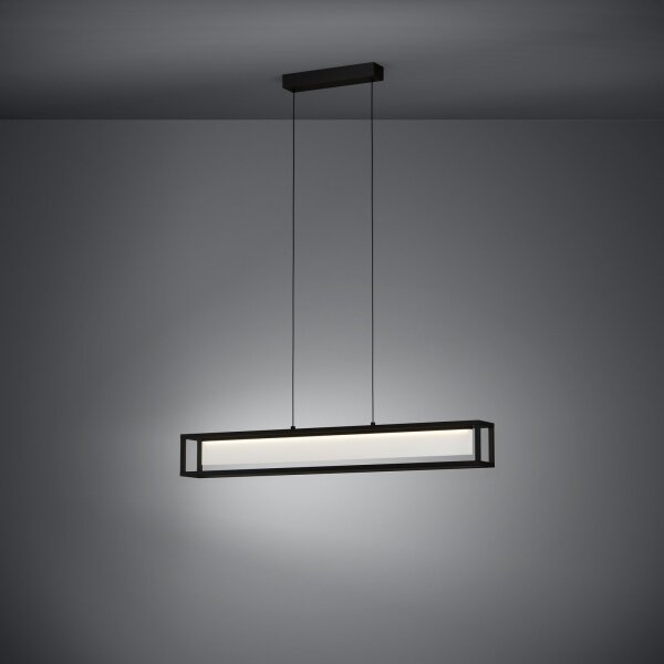 Eglo 39629 - LED stmievateľný závesný luster na lanku GUALAJO LED/27W/230V čierny