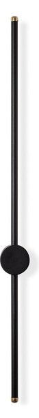 Čierne LED nástenné svietidlo Sword – Opviq lights