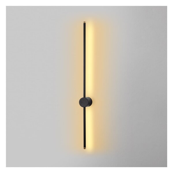 Čierne LED nástenné svietidlo Sword – Opviq lights