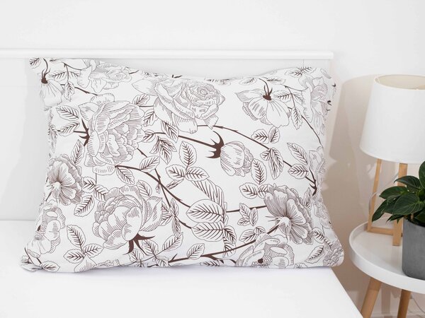 Obliečka Mako jersey 70×90 cm – Emilia hnedá