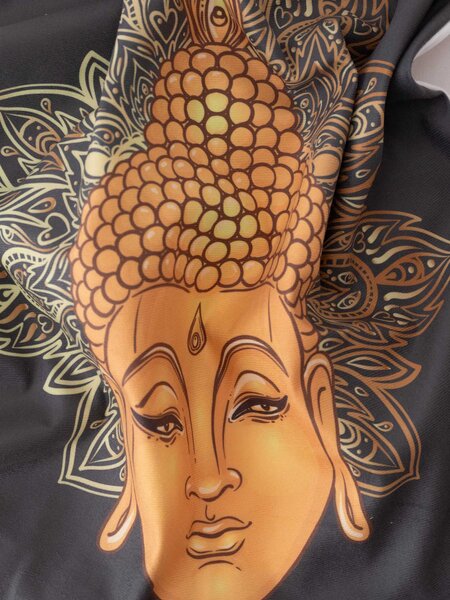 Obliečka na vankúš mikroplyš 45 × 45 cm - Buddha 3