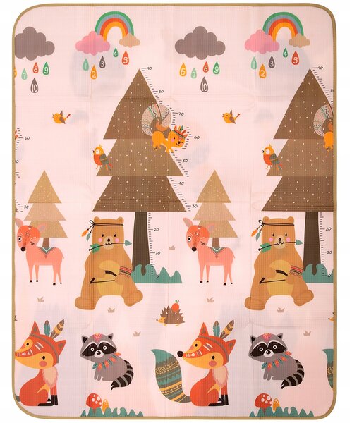 Vulpi Skladacia podložka na hranie Foxy 180x150 cm
