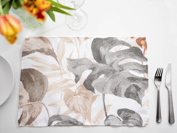 Prestieranie Monstera – 30 x 45 cm béžová