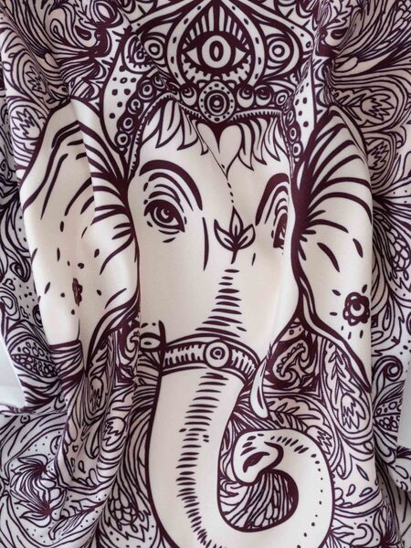 Obliečka na vankúš mikroplyš 45 × 45 cm - Buddha 4 L02