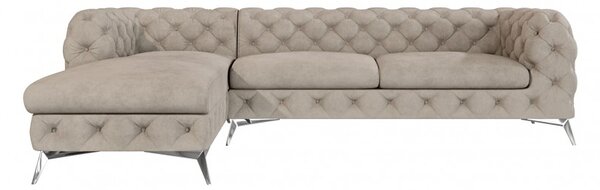 ROHOVÁ SEDAČKA CHESTERFIELD LARISSA PRAVÁ - ĽAVÁ 262 x 200 cm