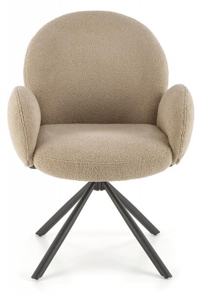 Halmar Otočná stolička / kreslo K498 cappuccino