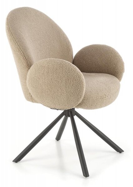 Halmar Otočná stolička / kreslo K498 cappuccino