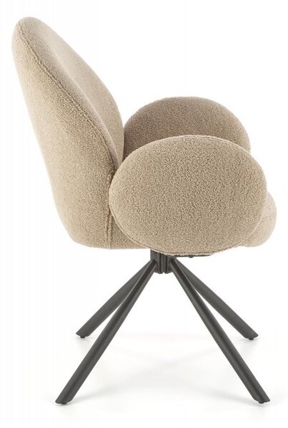Halmar Otočná stolička / kreslo K498 cappuccino