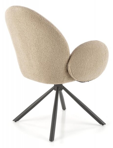 Halmar Otočná stolička / kreslo K498 cappuccino