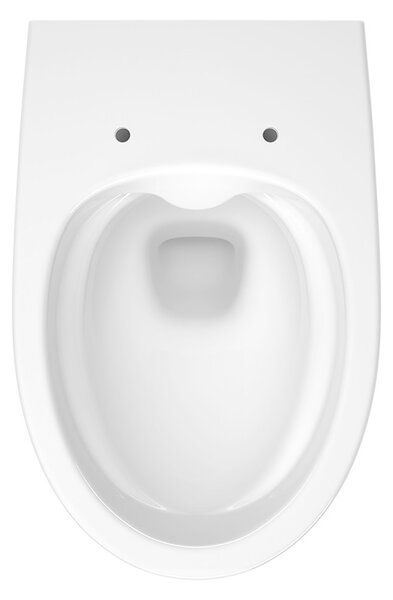 Cersanit Moduo CleanOn, závesná wc misa 53x36,5x36,5 cm s pomaly padajúcim WC sedátkom z duroplastu SET B904, biela, S701-724