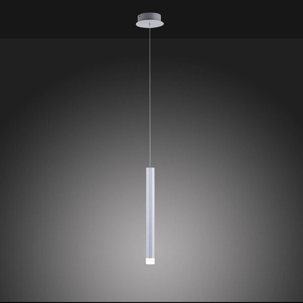 Závesné LED svietidlo Bruno, 1-plameňové, hliník