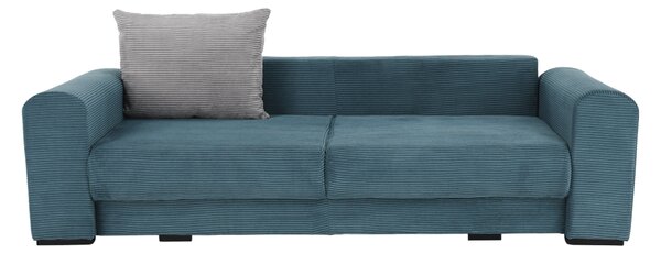 KONDELA Extra priestranná pohovka, modrá/mentolová/svetlosivá, GILEN BIG SOFA