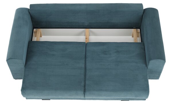 KONDELA Extra priestranná pohovka, modrá/mentolová/svetlosivá, GILEN BIG SOFA
