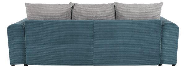 KONDELA Extra priestranná pohovka, modrá/mentolová/svetlosivá, GILEN BIG SOFA