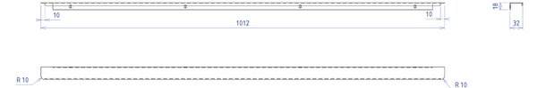 Sapho Sapho, SITIA nábytková úchytka pre SI105, biela mat, SA105W